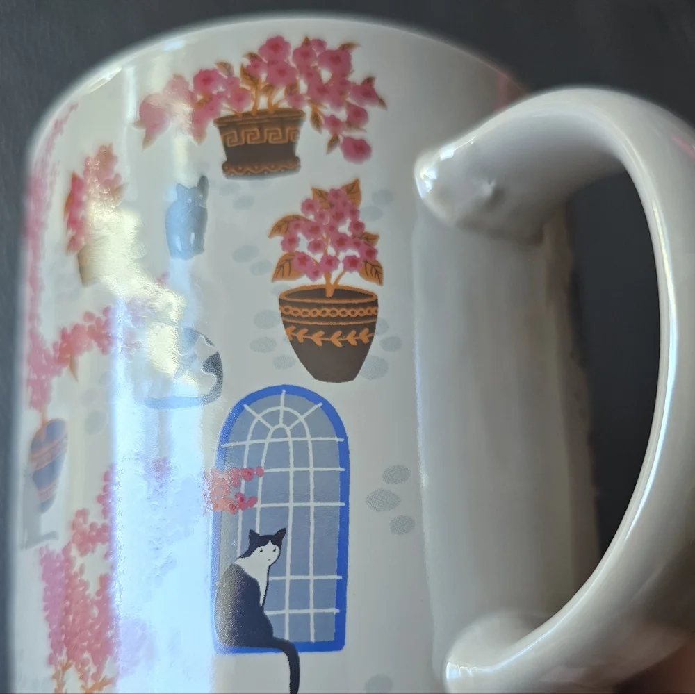 Fig & Fern Cat Mug - Picture 5 of 10